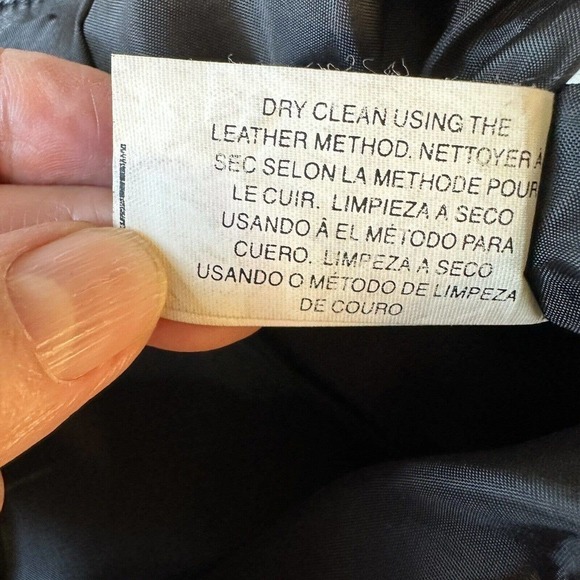 Calvin Klein Leather Pants Women 4 Straight Leg Midrise Y2K Mob Wife - Picture 10 of 11